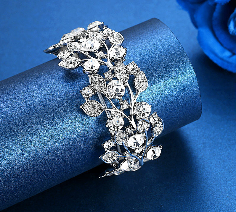 Luxury Crystal Leaf Bracelets