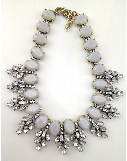 Luxury Crystal Leaves Jewelry Set