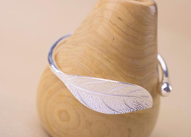 Open Leaf Cuff Bracelet